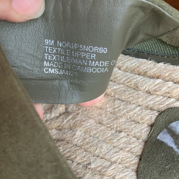 Haute Hippie Sandals Espadrille Slides Green resortwear summer vacation 9 - Picture 6 of 7